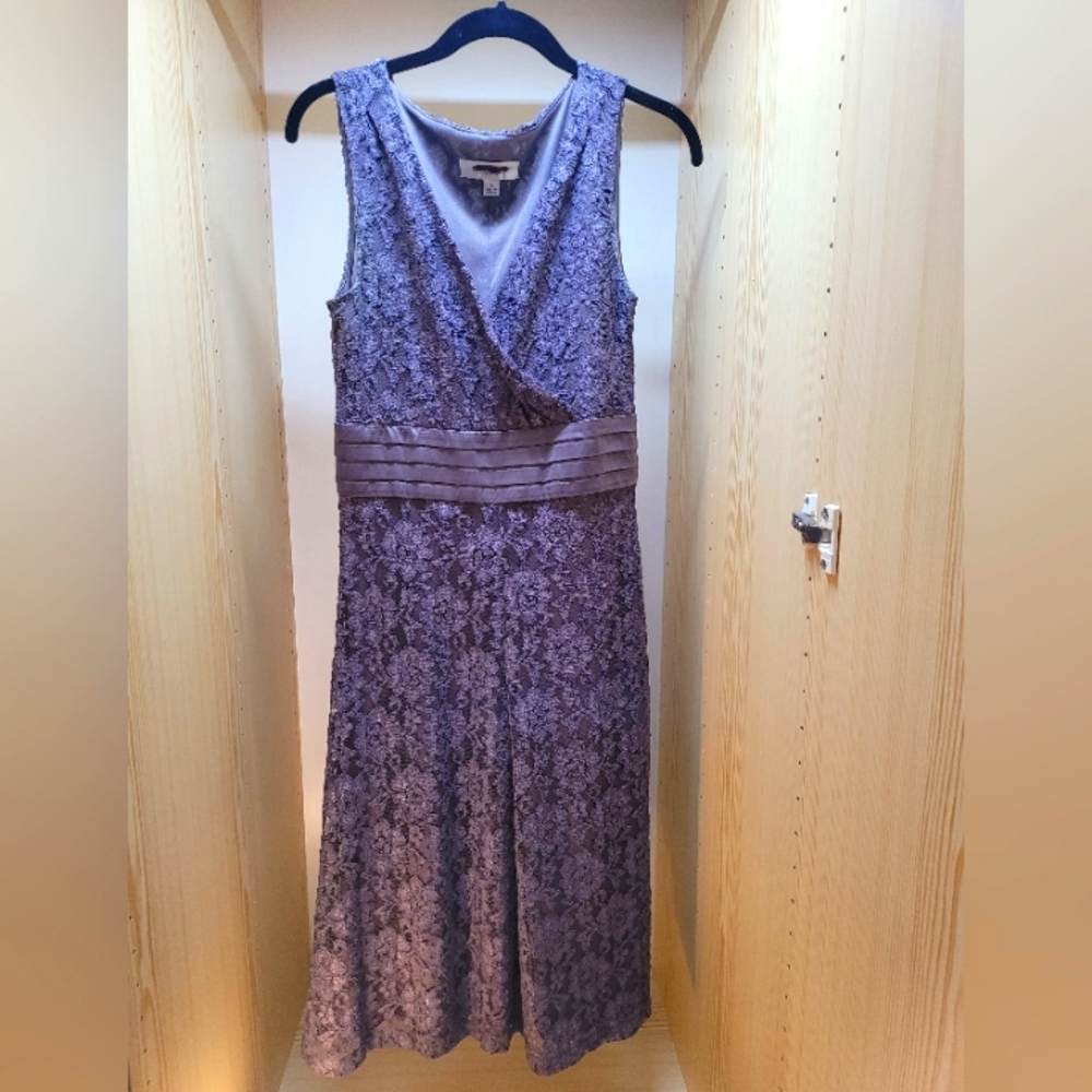 Isaac Mizrahi for Target Gray Lace Party Dress